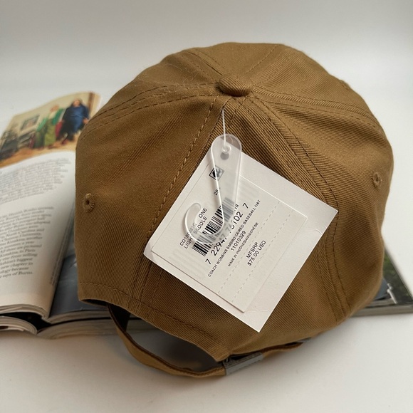 Coach Embroidered Baseball Hat, MSRP $75, Light Saddle - One Size NWT - Picture 3 of 3